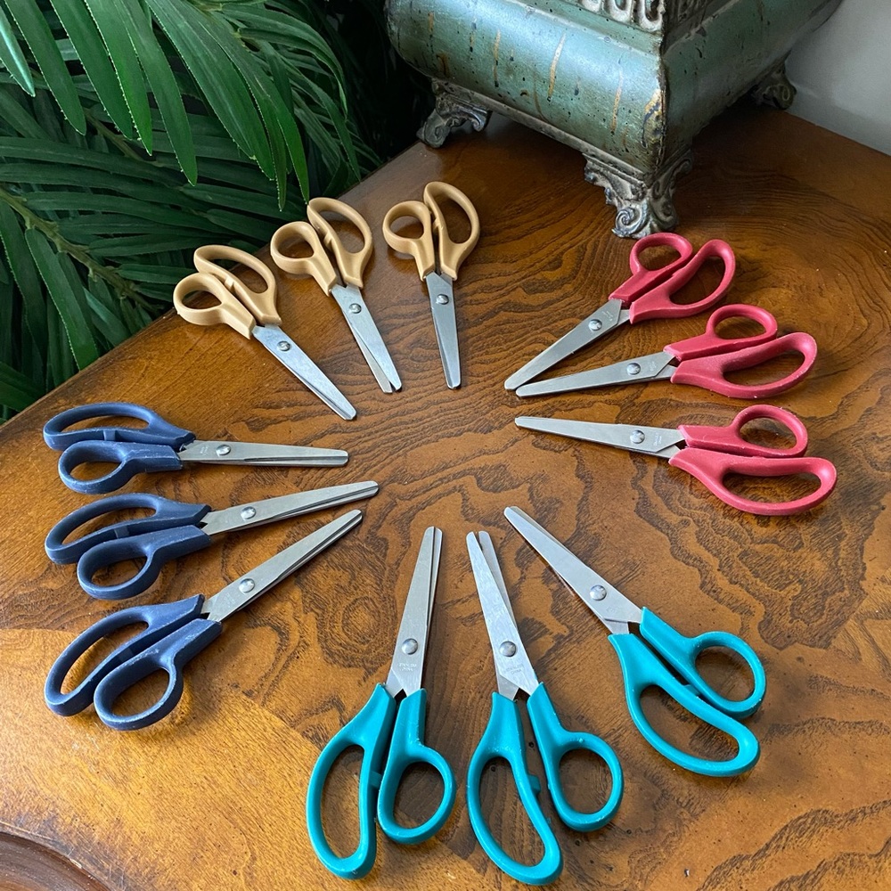 Scissors Multi Color Set of 15 - Picture 9 of 16